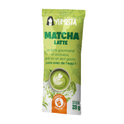 Matcha latte bio en poudre - Boite de 8 sticks de 20g