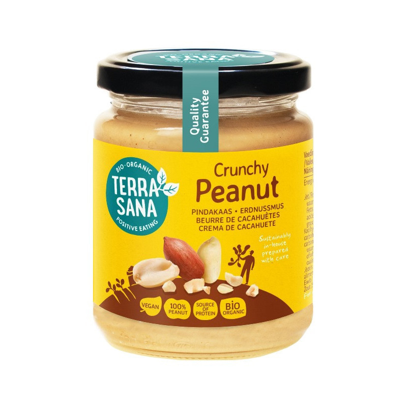 Beurre de cacahuètes bio - Crunchy - 250g