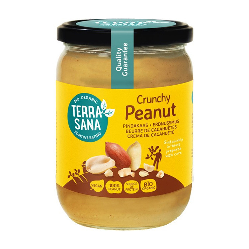 Beurre de cacahuètes bio - Crunchy - 500g