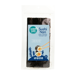 Feuilles de Nori bio pour sushi - 10 feuilles rectangulaires - 25g