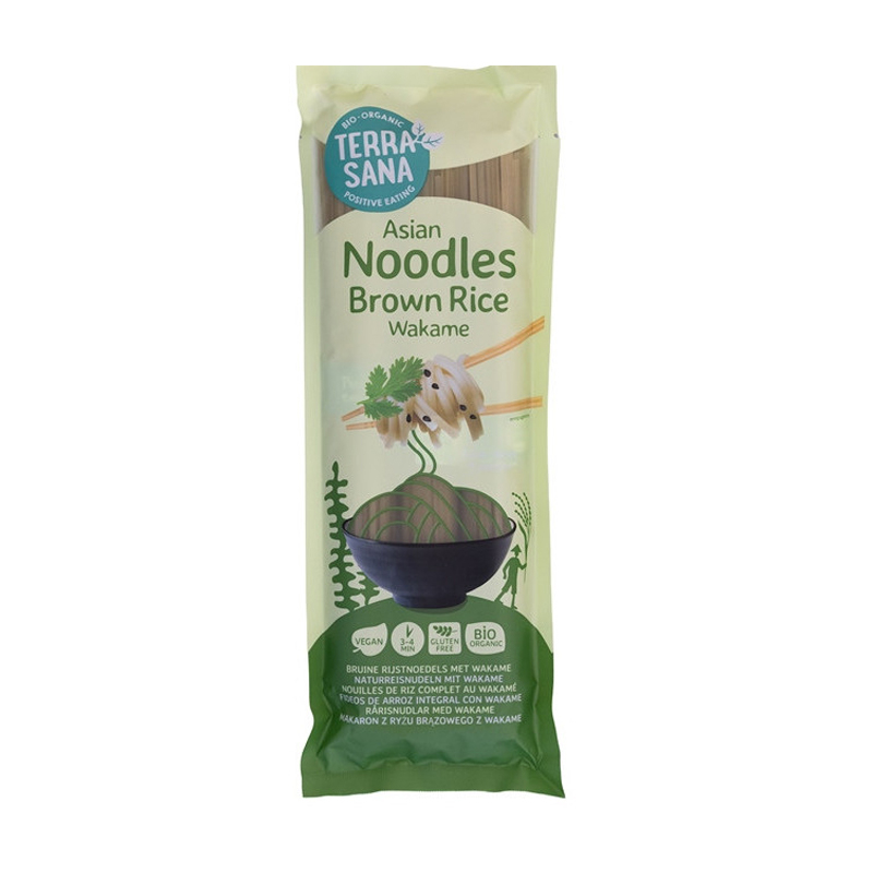 Nouilles de riz brun et wakame - 250g