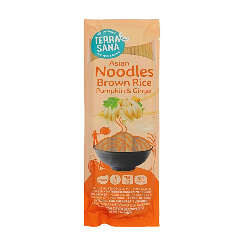 Nouilles de riz brun, potiron et gingembre - 250g