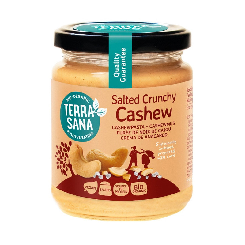 Purée de noix de cajou crunchy bio - 250g