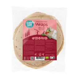 Wraps bio à la farine complète de blé et d'avoine - 240g
