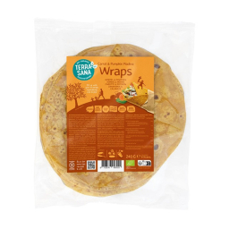 Wraps bio de légumes, carotte et potirons - 240g
