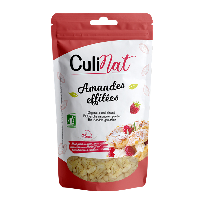 Amandes effilées bio - 125g