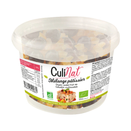 Mélange pâtissier de fruits confits bio - 150g