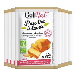 Poudre à lever sans phosphate - 8x10g