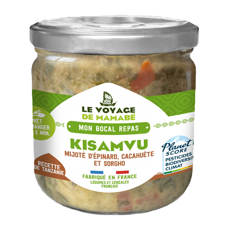 Kisamvu bio - Bocal repas de 330g