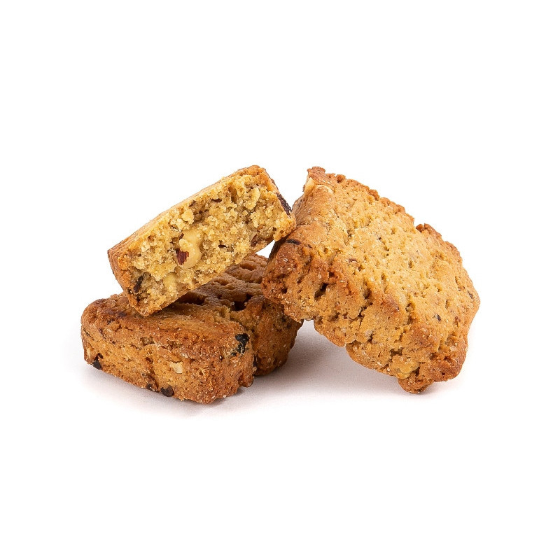 Biscuits au petit épeautre, figue et noisette bio - Vrac de 3kg