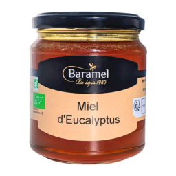 Miel d'eucalyptus bio - Origine Europe - 375g