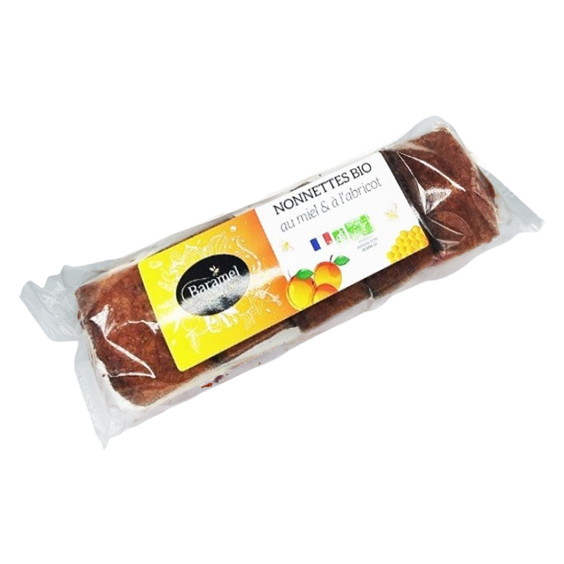 Nonnettes au miel et à l'abricot bio - 160g