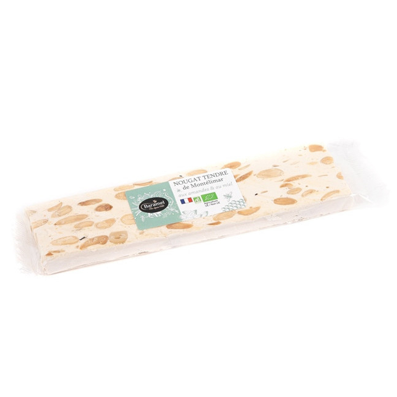 Nougat tendre de Montelimar en barre - 100g
