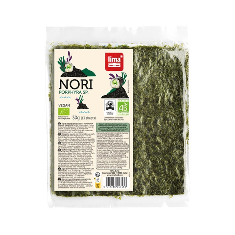 Feuilles de Nori bio - 30g