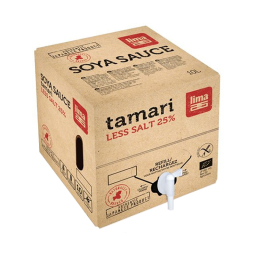 Tamari bio avec 25% de sel en moins - Bidon de 10L