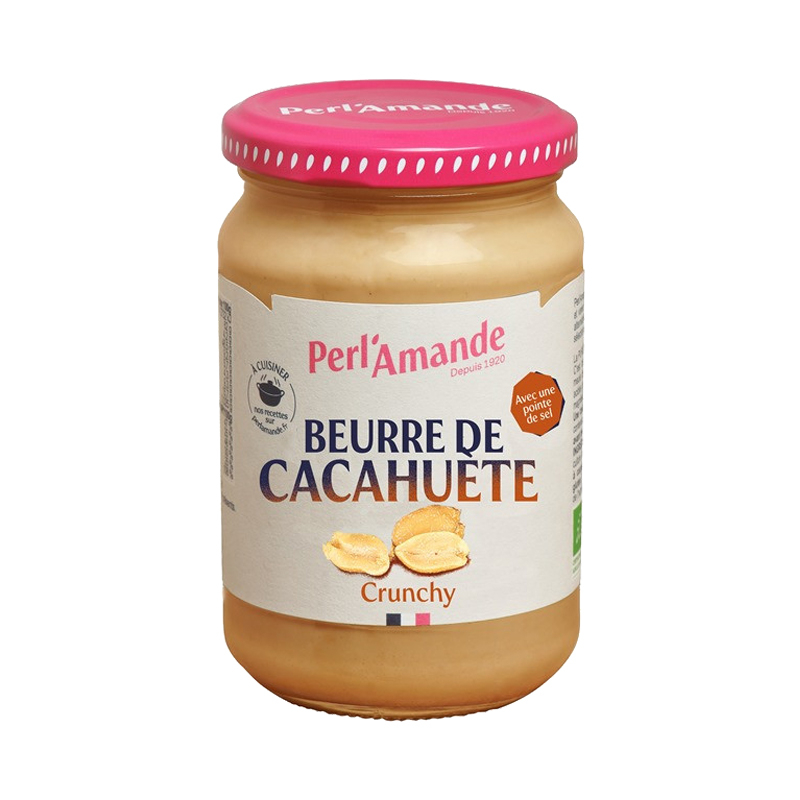 Beurre de cacahuète crunchy bio - 280g