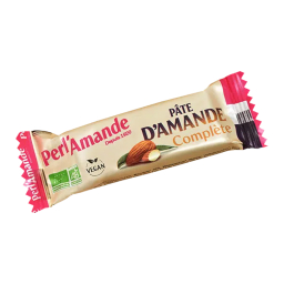 Pâte d'amande complète bio - Barre de 25g