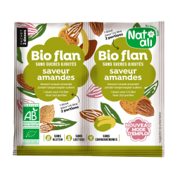 Bioflan amande bio sans sucre ajouté - 2 sachets de 3,5g