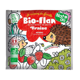 Bioflan kids à la fraise bio - 30g