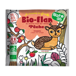 Bioflan kids à la pêche bio - 30g