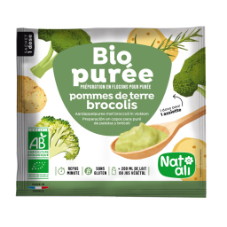 Purée de pommes de terre et brocolis bio - 30g