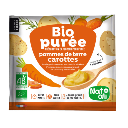 Purée de pommes de terre et carotte bio - 30g