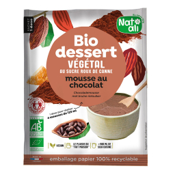 Bio dessert - Préparation pour mousse au chocolat vegan bio - 70g