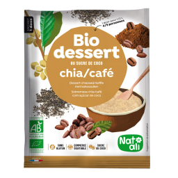 Bio dessert - Préparation pour crème dessert chia café bio - 60g