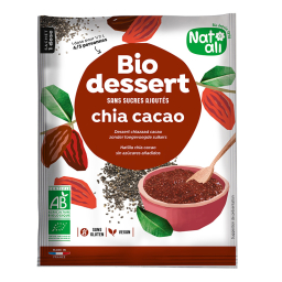 Bio dessert - Préparation pour crème dessert chia cacao bio sans sucre ajouté - 40g