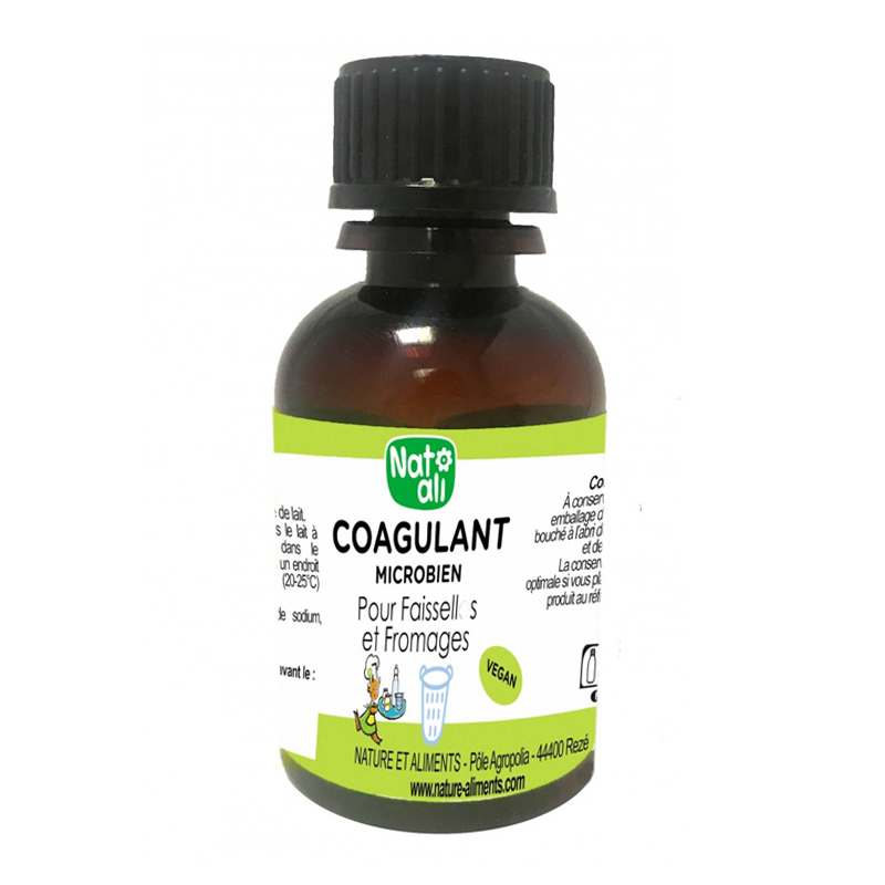 Coagulant microbien pour fromages et faisselles - 30ml