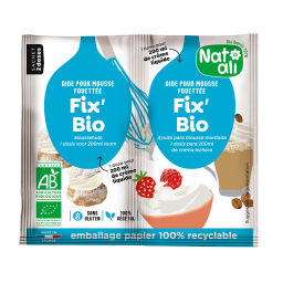 Fix'bio aide pour mousse fouettée - Lot de 2x6g