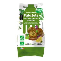 Préparation pour falafel lentilles et menthe bio sans gluten - 150g