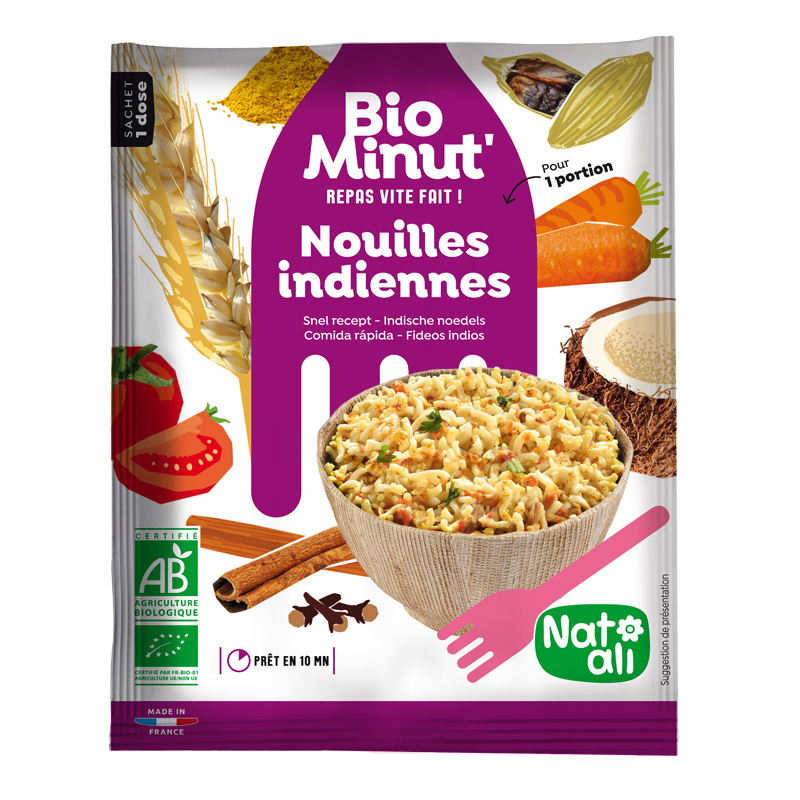 Nouilles indiennes bio vegan - 80g