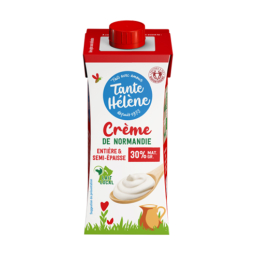 Crème entière semi-épaisse de Normandie UHT bio - 20cl