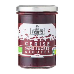 Préparation de cerises sans sucres ajoutés bio - 210g