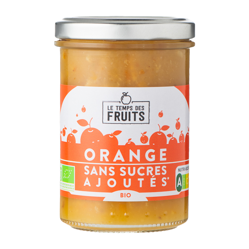Préparation d'oranges sans sucres ajoutés bio - 210g