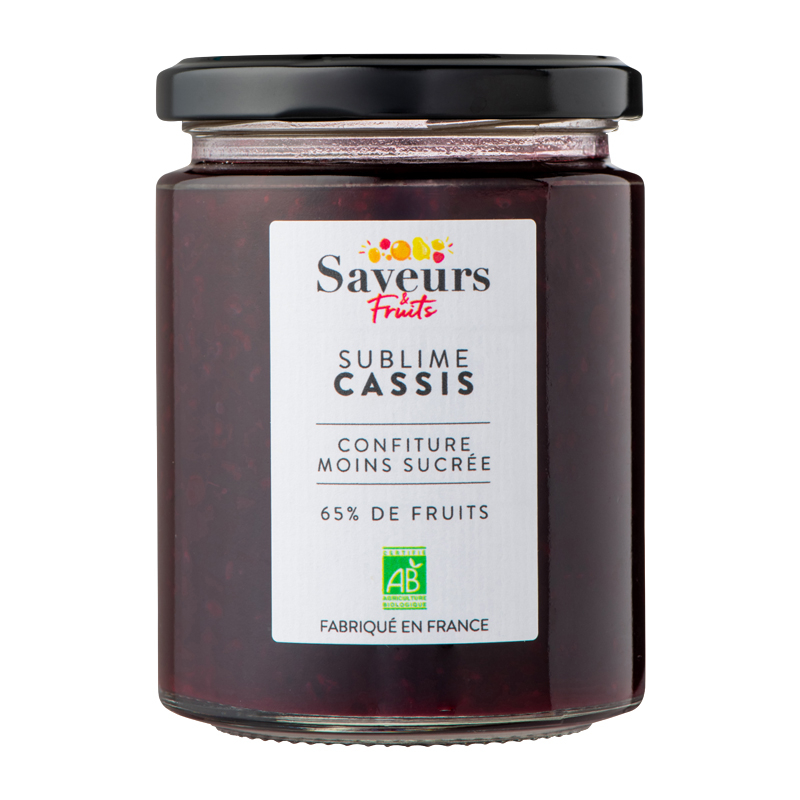 Confiture sublime extra de cassis bio - 310g
