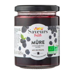 Confiture extra de mûre bio - 320g