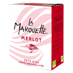La Marouette Rouge - Merlot rouge bio et IGP - 3L