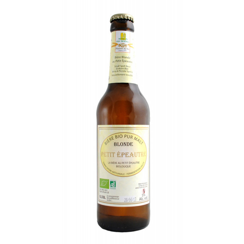 Bière blonde bio au petit épeautre - 33cl