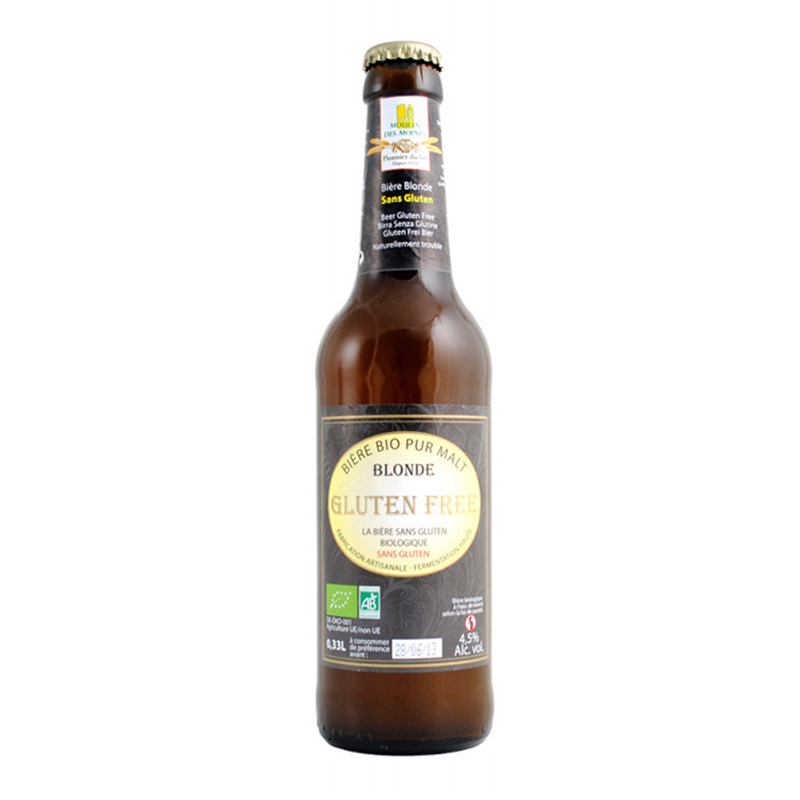 Bière blonde bio sans gluten - 33cl
