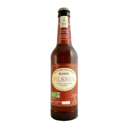 Bière blonde Pilsner au malt d'orge bio - 33cl