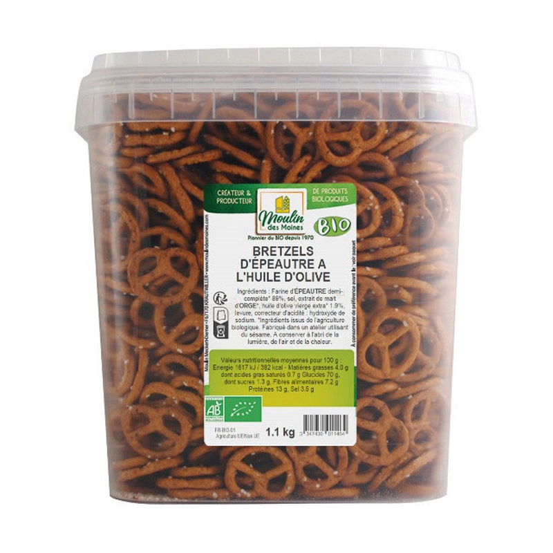 Bretzels à l'épeautre bio - Vrac de 1,1kg