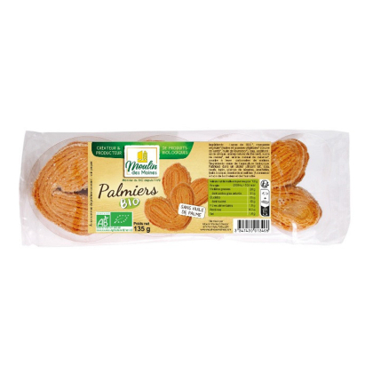 Palmiers bio sans huile de palme - 135g