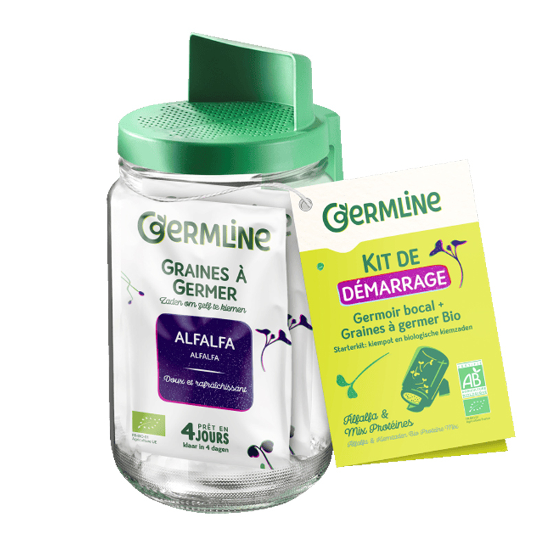 Germoir bocal en verre - 660ml