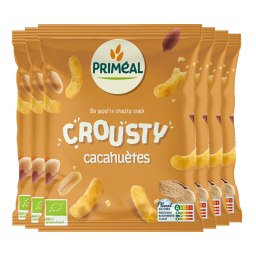 Crousty apéritif - Cacahuète – Lot de 6x75g