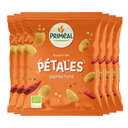 Pétales bio au paprika fumé - Lot de 6x75g