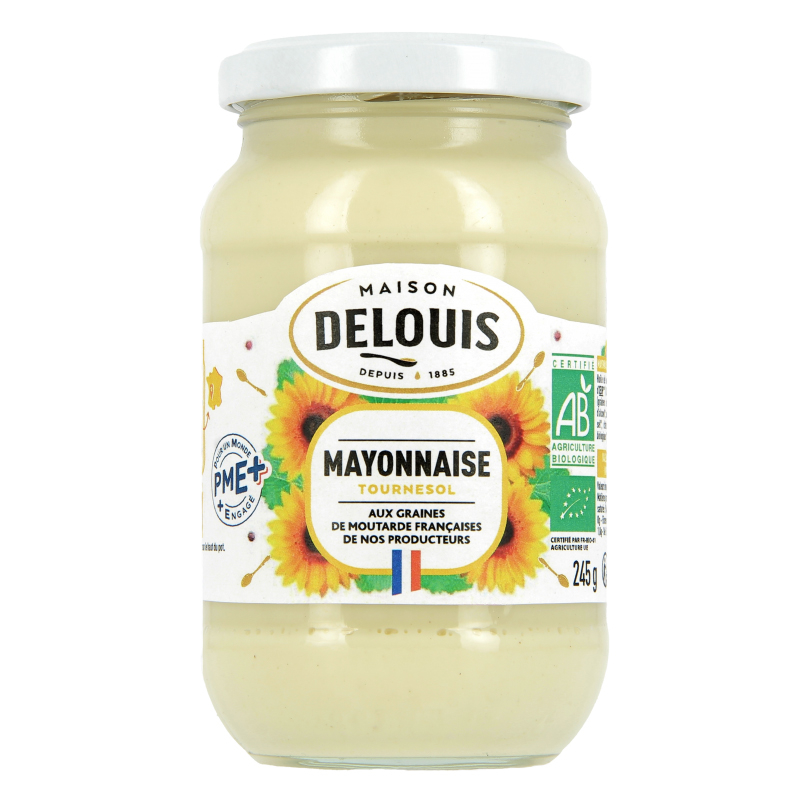 Mayonnaise bio - Huile de tournesol - 245g