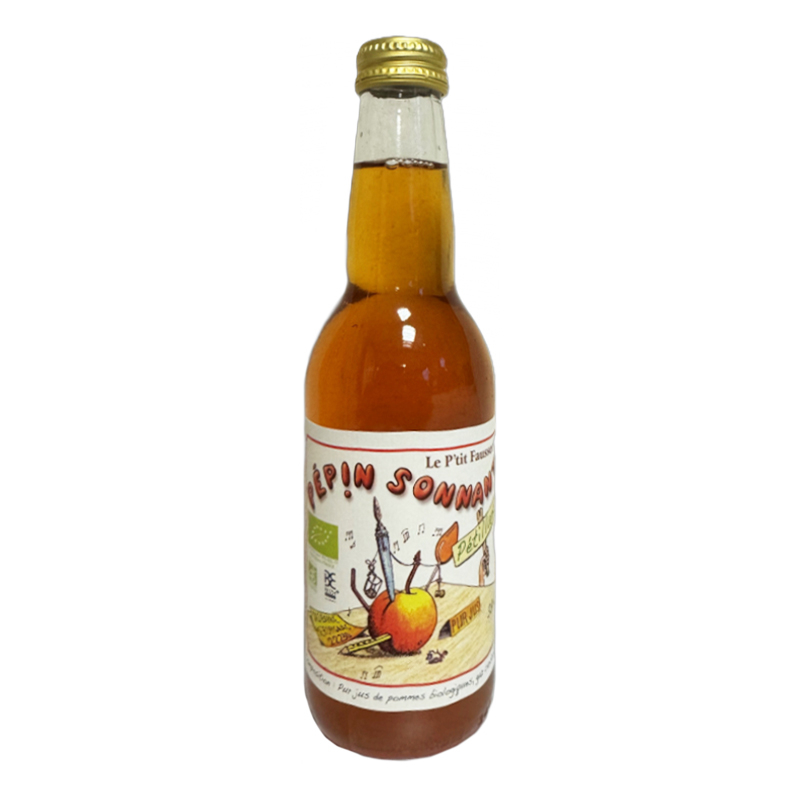 Jus de pomme pétillant bio - 33cl