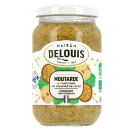 Moutarde à l'ancienne au vinaigre de cidre bio - 350g